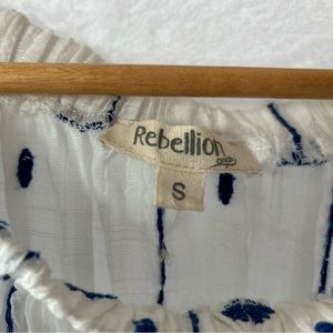 Rebellion  off the shoulders shirt